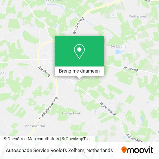 Autoschade Service Roelofs Zelhem kaart