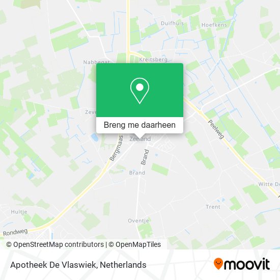 Apotheek De Vlaswiek kaart