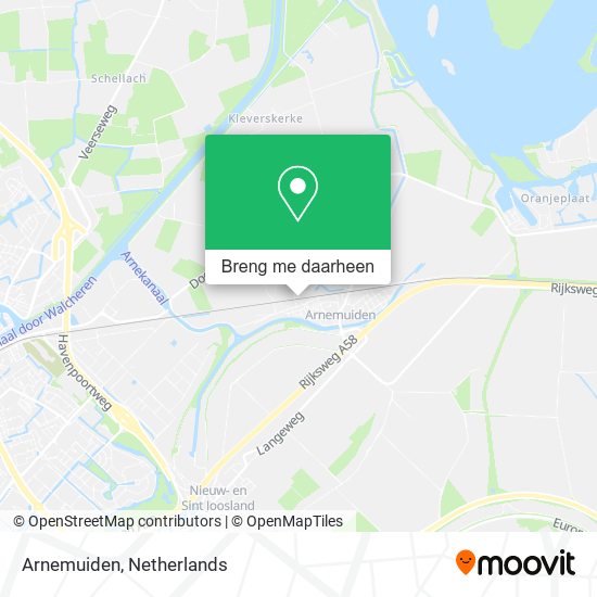 Arnemuiden kaart