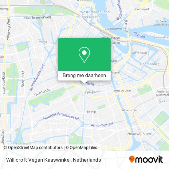 Willicroft Vegan Kaaswinkel kaart
