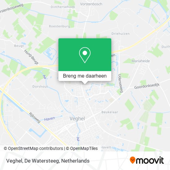 Veghel, De Watersteeg kaart