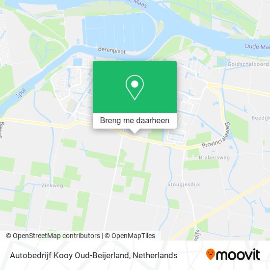 Autobedrijf Kooy Oud-Beijerland kaart