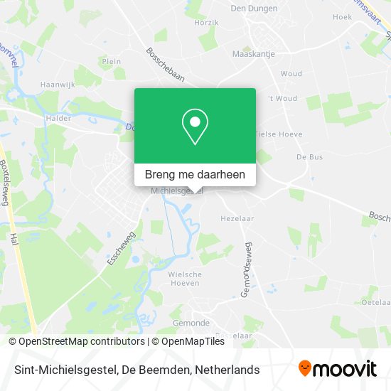 Sint-Michielsgestel, De Beemden kaart