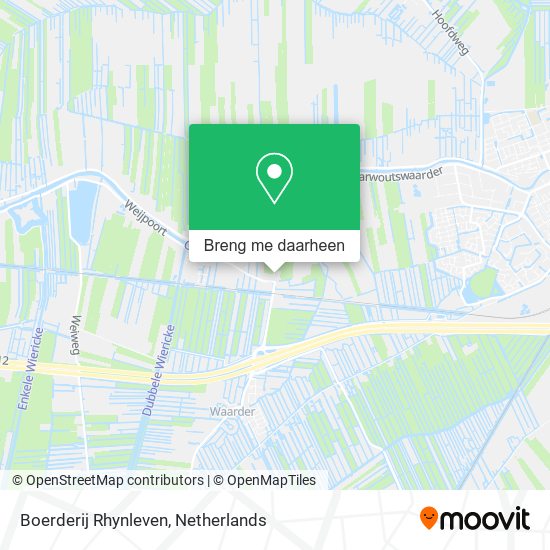 Boerderij Rhynleven kaart