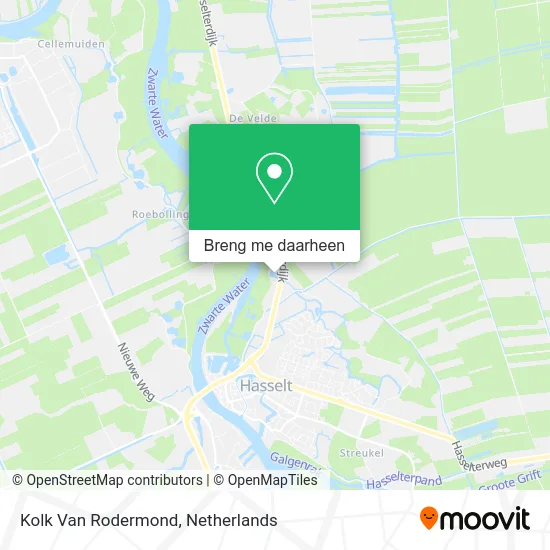 Kolk Van Rodermond kaart