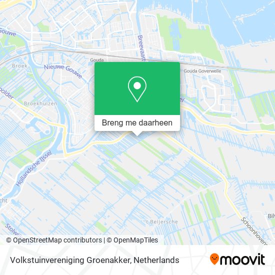 Volkstuinvereniging Groenakker kaart