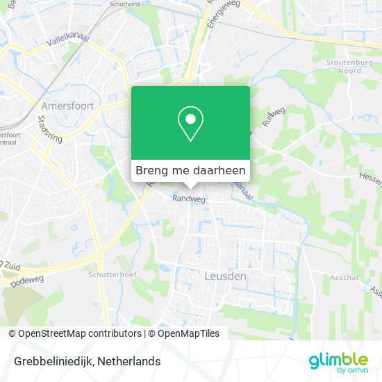 Grebbeliniedijk kaart