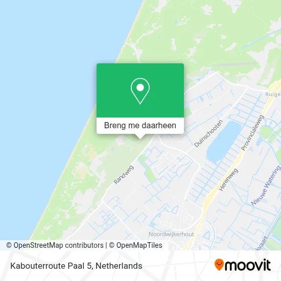 Kabouterroute Paal 5 kaart