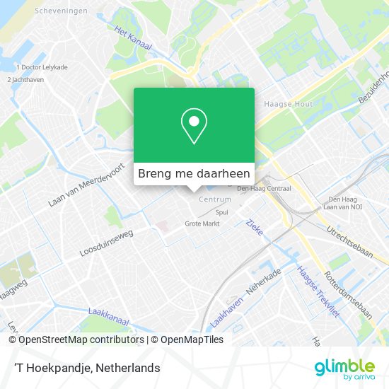 ‘T Hoekpandje kaart