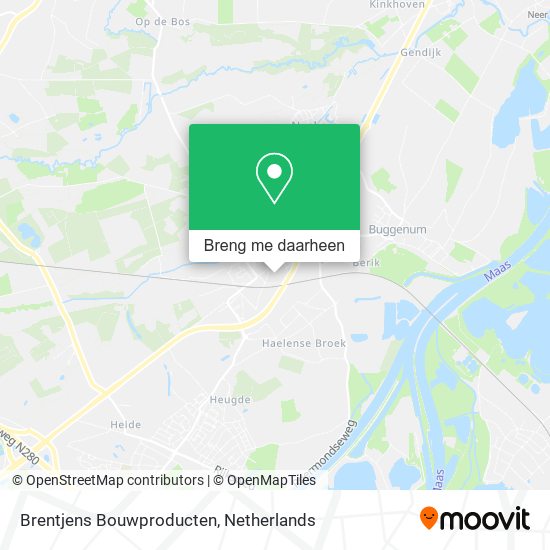 Brentjens Bouwproducten kaart