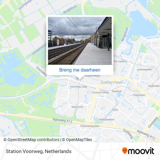 Station Voorweg kaart