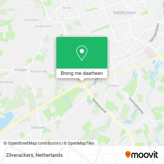 Zilverackers kaart