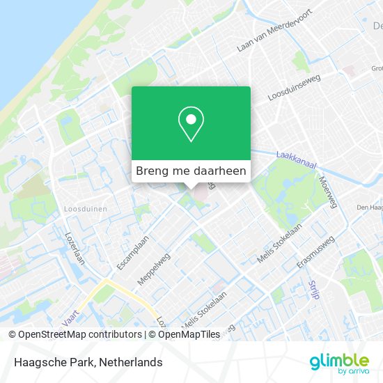 Haagsche Park kaart