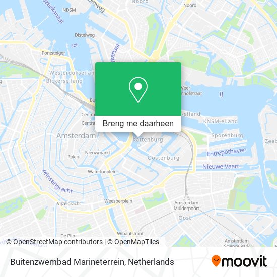 Buitenzwembad Marineterrein kaart