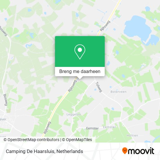 Camping De Haarsluis kaart