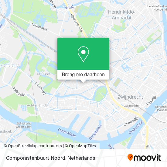 Componistenbuurt-Noord kaart