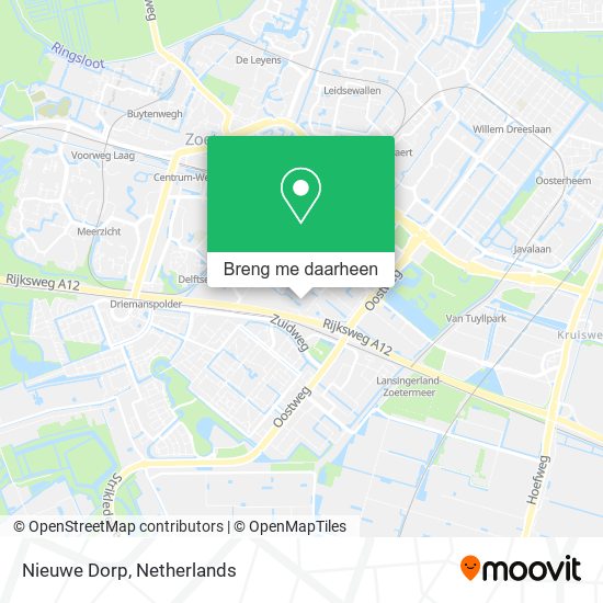 Nieuwe Dorp kaart