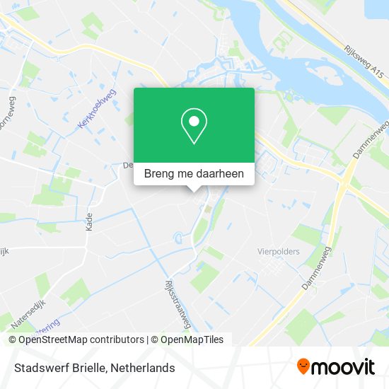 Stadswerf Brielle kaart