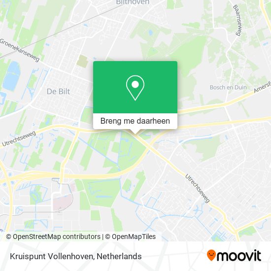 Kruispunt Vollenhoven kaart