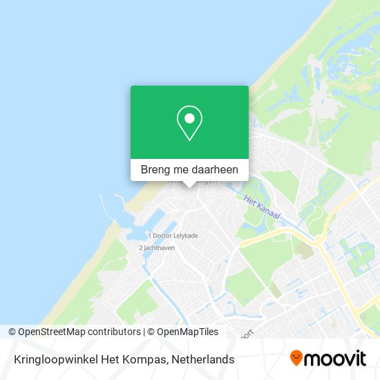 Kringloopwinkel Het Kompas kaart