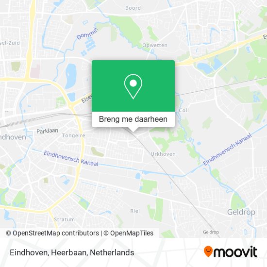 Eindhoven, Heerbaan kaart