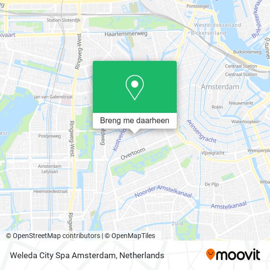 Weleda City Spa Amsterdam kaart