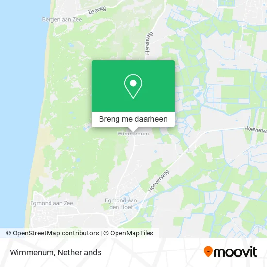 Wimmenum kaart