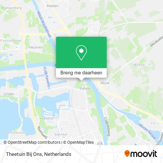 Theetuin Bij Ons kaart