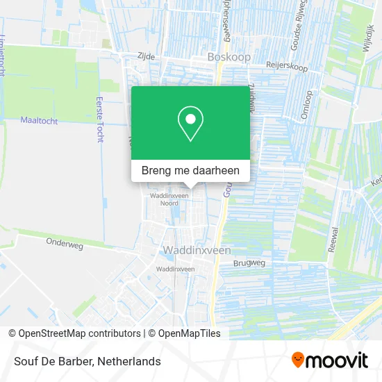 Souf De Barber kaart