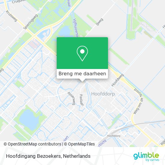 Hoofdingang Bezoekers kaart