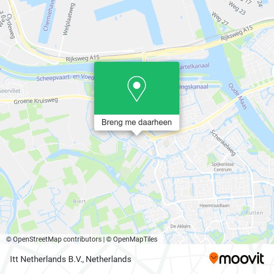 Itt Netherlands B.V. kaart