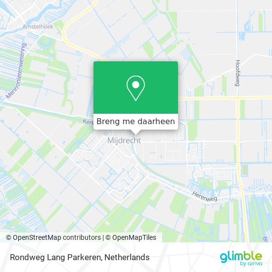 Rondweg Lang Parkeren kaart