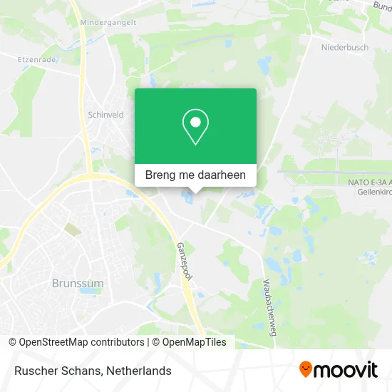 Ruscher Schans kaart