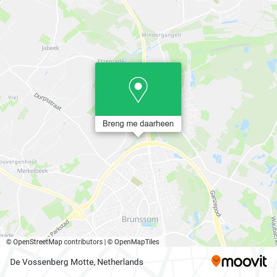 De Vossenberg Motte kaart