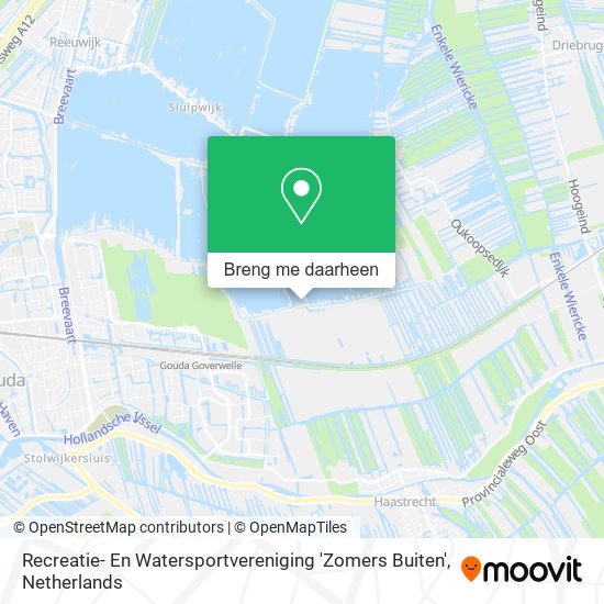 Recreatie- En Watersportvereniging 'Zomers Buiten' kaart