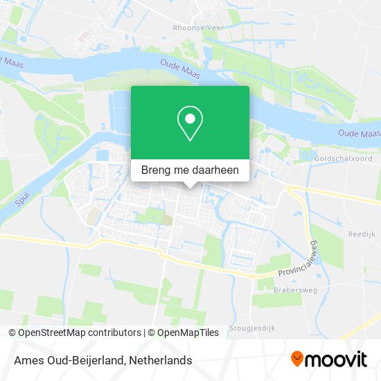 Ames Oud-Beijerland kaart