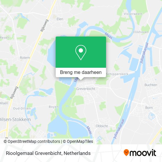 Rioolgemaal Grevenbicht kaart