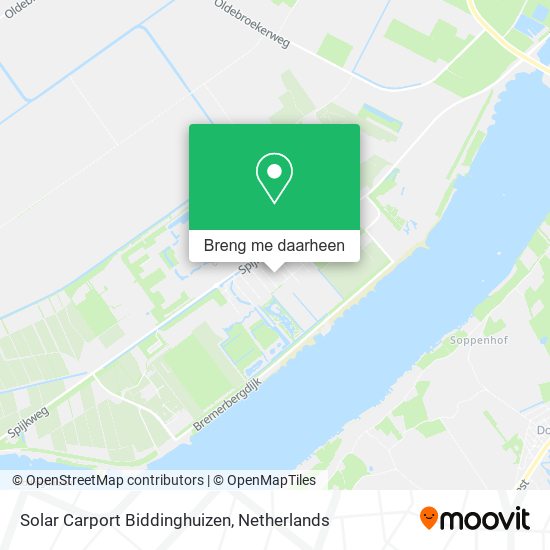 Solar Carport Biddinghuizen kaart