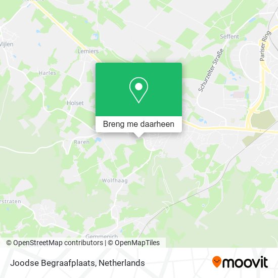 Joodse Begraafplaats kaart