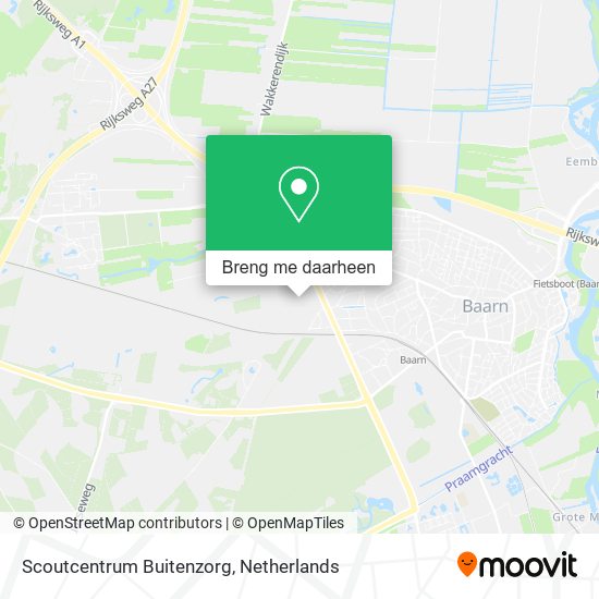 Scoutcentrum Buitenzorg kaart