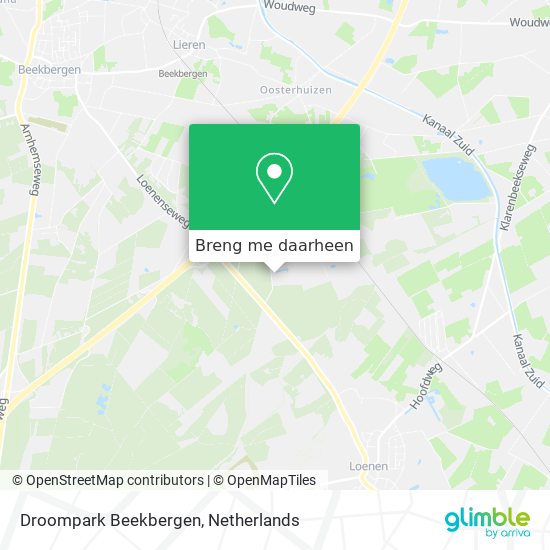 Droompark Beekbergen kaart