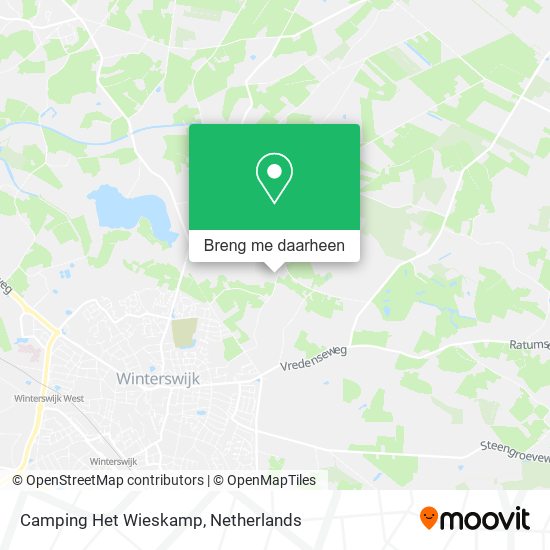 Camping Het Wieskamp kaart