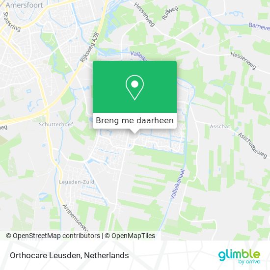 Orthocare Leusden kaart