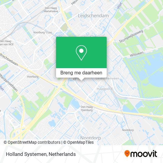 Holland Systemen kaart