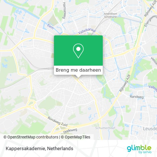 Kappersakademie kaart