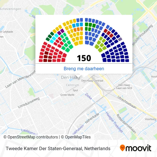 Tweede Kamer Der Staten-Generaal kaart