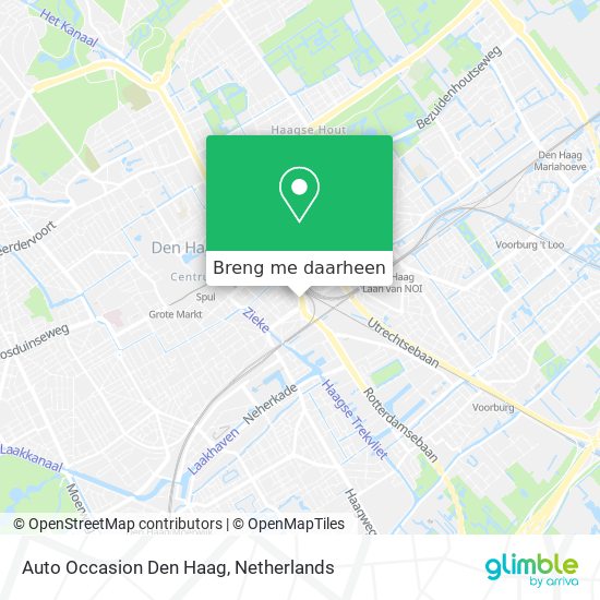 Auto Occasion Den Haag kaart