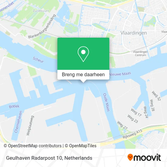 Geulhaven Radarpost 10 kaart