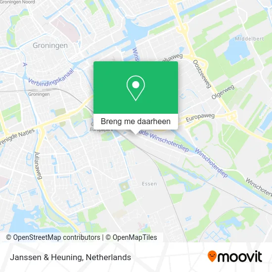 Janssen & Heuning kaart