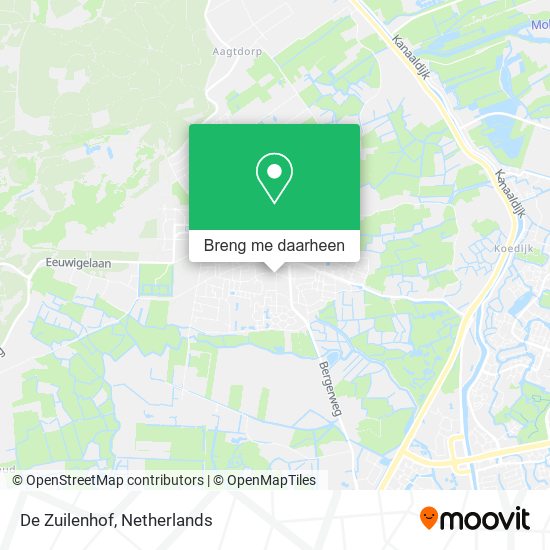 De Zuilenhof kaart